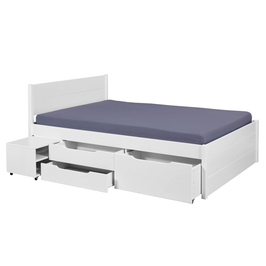 NORDIC LIVING COLLECTION 2 skuffer, 4 skuffer, laget av heltre furu