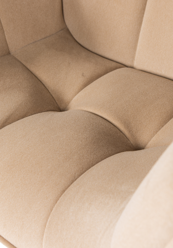 WOOOD Wibo svingstol matt fl�yel naturlig farge [Fsc]