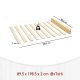 NORDIC LIVING COLLECTION Upprullbar ribbotten f&ouml;r s&auml;ngar med en liggyta p� 90x200 cm.