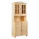 NORDIC LIVING COLLECTION Vitrineskap med 2 d�rer i Alicante-furu, fargel�s