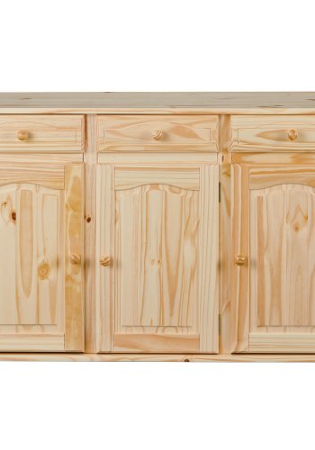 NORDIC LIVING COLLECTION Massivt tr�sk�nk tillverkad av furu med 3 l�dor och 3 d�rrar