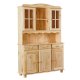 NORDIC LIVING COLLECTION Toscana vitrineskap med 3 skuffer og 5 hyller bak 5 d�rer