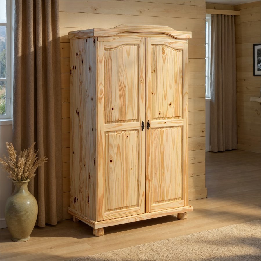 NORDIC LIVING COLLECTION Lantg�rdssk�p Geneva 2-d�rrars f�rgl�s finish