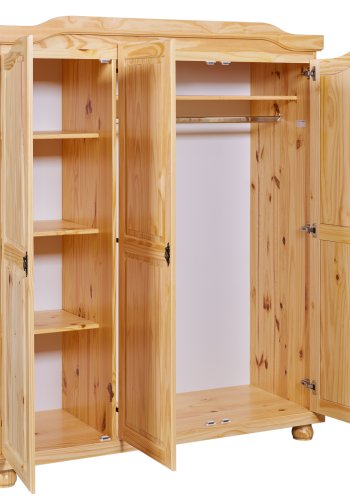 NORDIC LIVING COLLECTION Tr�dg�rdssk�p Bern 3-d�rrars naturfuru massivt tr�