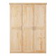 NORDIC LIVING COLLECTION Pelle-skap med 3 d�rer, heltre furu, naturlig utf�relse