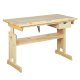 NORDIC LIVING COLLECTION Julia skrivbord 109x55 med f&auml;rgl&ouml;s Sl h&ouml;jdjusterbart med tippbart hyllplan