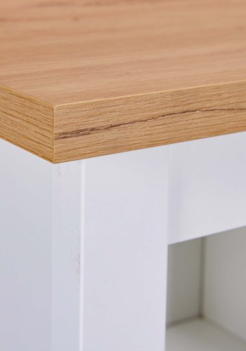 NORDIC LIVING COLLECTION Julina vinsk�p i vitt med 1 d&ouml;rr, 3 stora fack och 12 sm� fack, perfekt f&ouml;r vin&auml;lskare