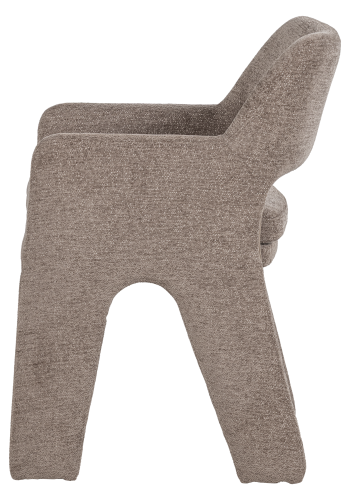 vtwonen Bigfoot Dining Chair Chenille Taupe [Fsc]