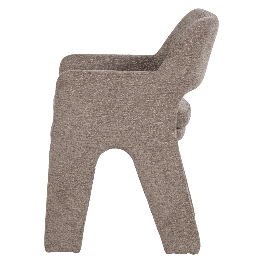 vtwonen Bigfoot Dining Chair Chenille Taupe [Fsc]