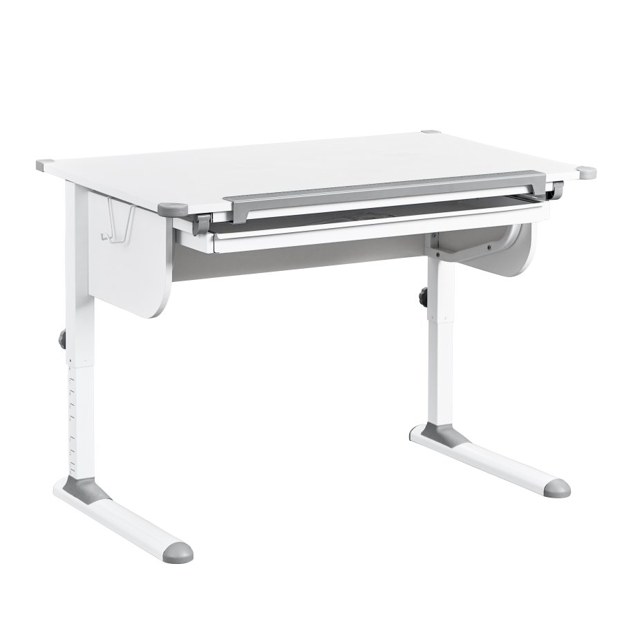 NORDIC LIVING COLLECTION Studare-skrivbord med l�da med tryckfunktion, h&ouml;jdjusterbart och vinklingsbart hyllplan