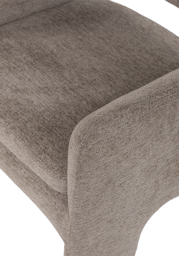 vtwonen Bigfoot Dining Chair Chenille Taupe [Fsc]