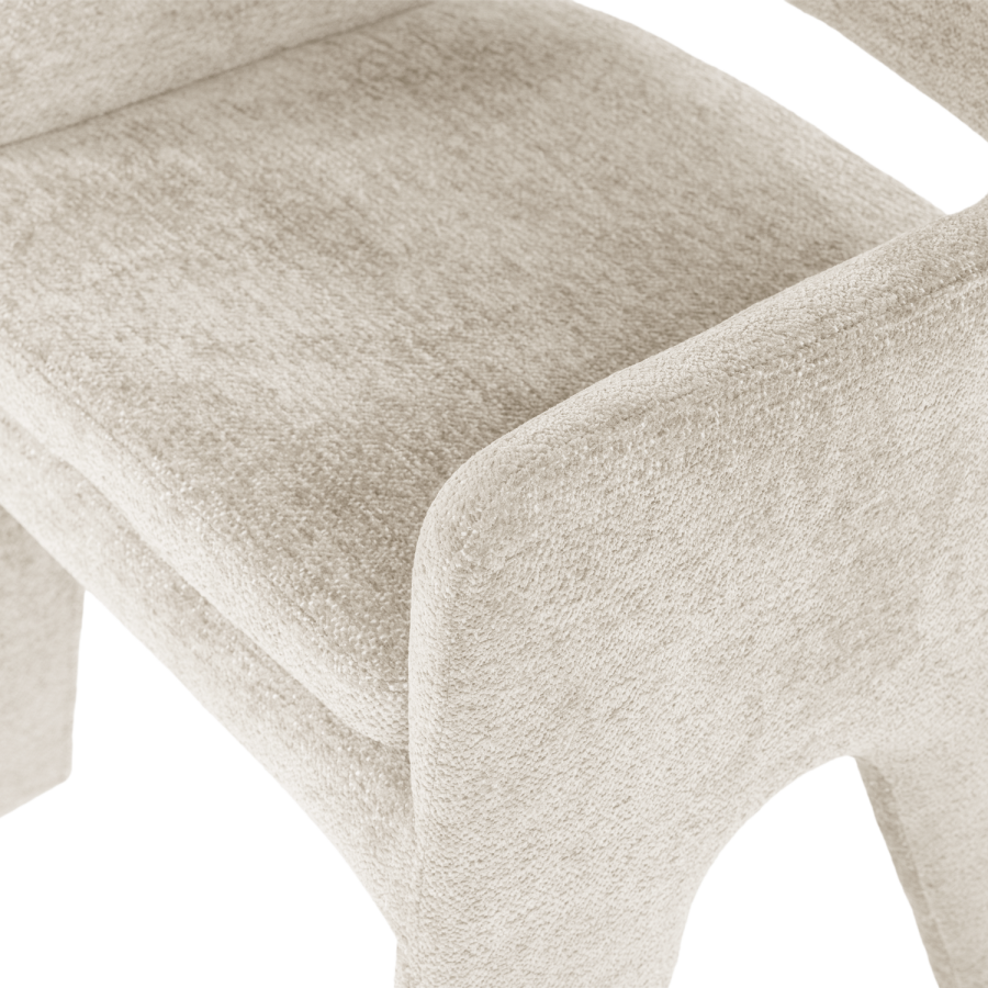 vtwonen Bigfoot Dining Chair Chenille Sand [Fsc]