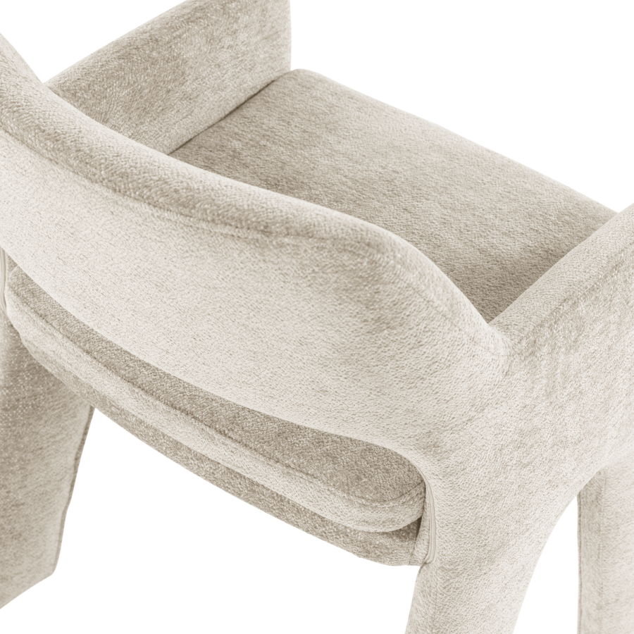 vtwonen Bigfoot Dining Chair Chenille Sand [Fsc]