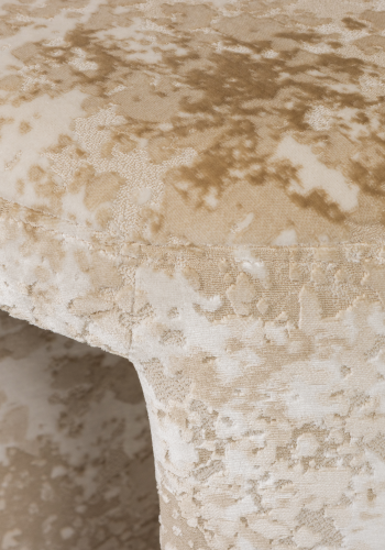 WOOOD Charlie trukket krakk teksturert beige [Fsc]