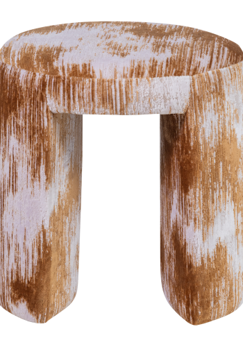 WOOOD Charlie trukket krakk teksturert karamellbrun [Fsc]