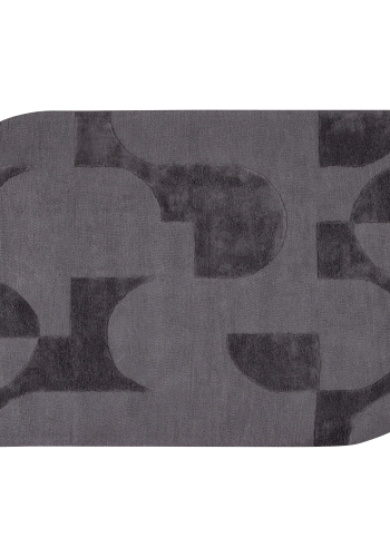 WOOOD Livo Matta Viskos/Ull Gr� 170X240 Cm