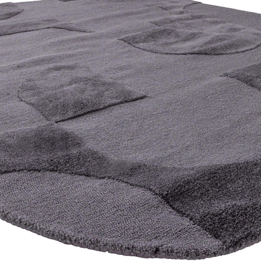 WOOOD Livo Matta Viskos/Ull Gr� 170X240 Cm