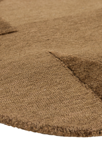 WOOOD Livo Matta Viskos/Ull Brun 170X240 Cm