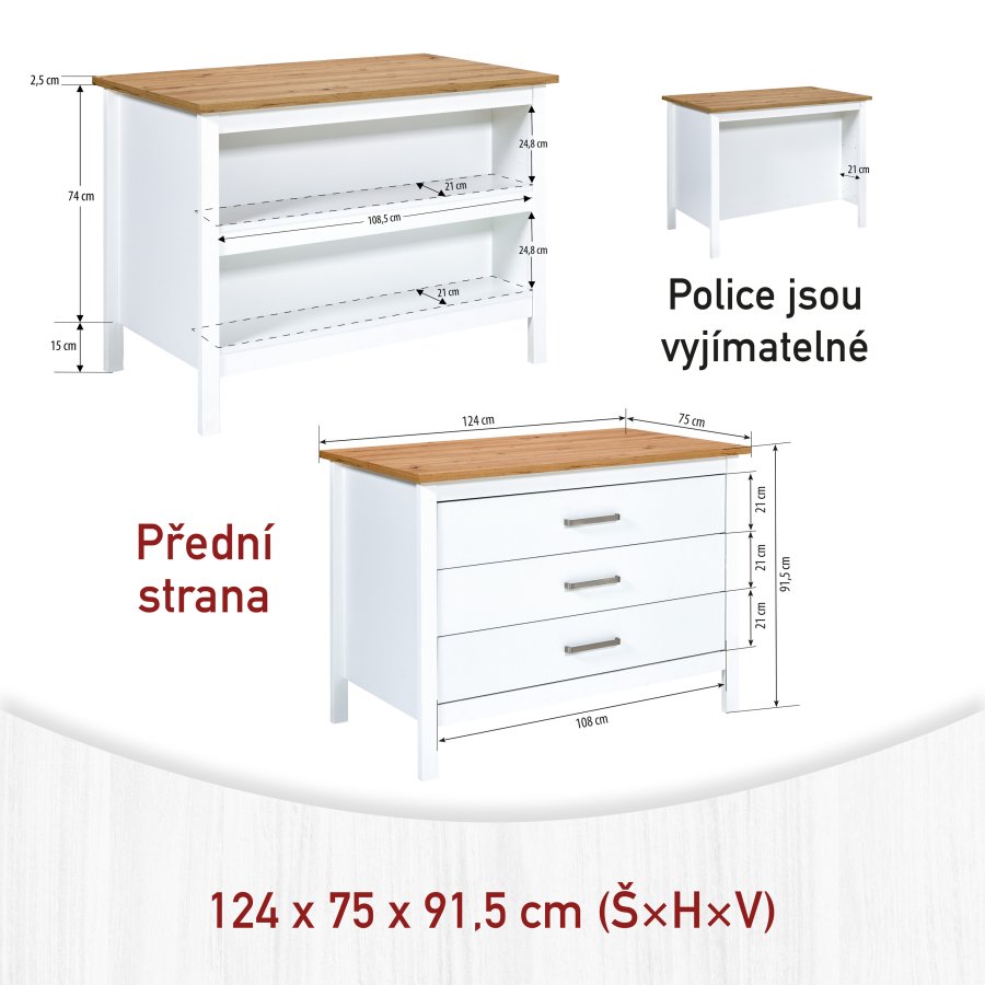NORDIC LIVING COLLECTION Piazza Bianco 3S