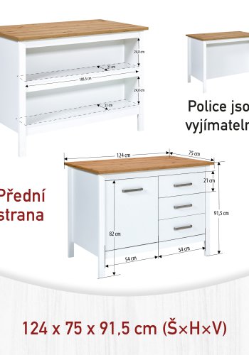 NORDIC LIVING COLLECTION Piazza Bianco 1T3S