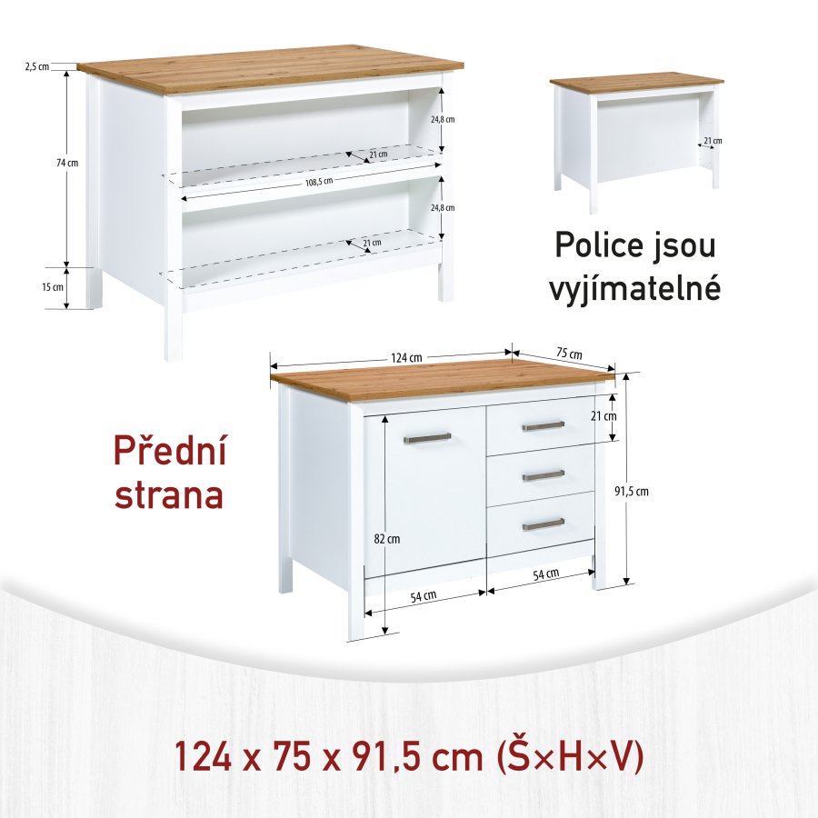 NORDIC LIVING COLLECTION Piazza Bianco 1T3S