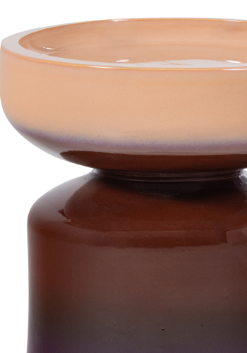 WOOOD Tumo dekorativt sidebord �35x44 cm keramikk lilla/brun