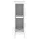 NORDIC LIVING COLLECTION Massiv furuhylle og stellebord fra Chilly Home/Landliv i hvitt. Totalm�l (B x D x H) ca.: 32 x 42,5 x 96 cm