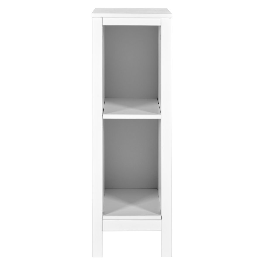 NORDIC LIVING COLLECTION Massiv furuhylle og stellebord fra Chilly Home/Landliv i hvitt. Totalm�l (B x D x H) ca.: 32 x 42,5 x 96 cm