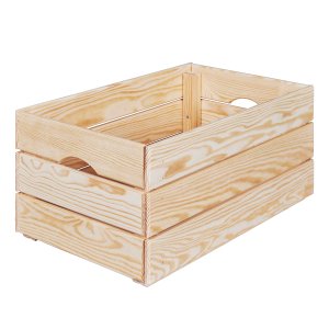 NORDIC LIVING COLLECTION Stapelbar l�da av massivt tr&auml;
