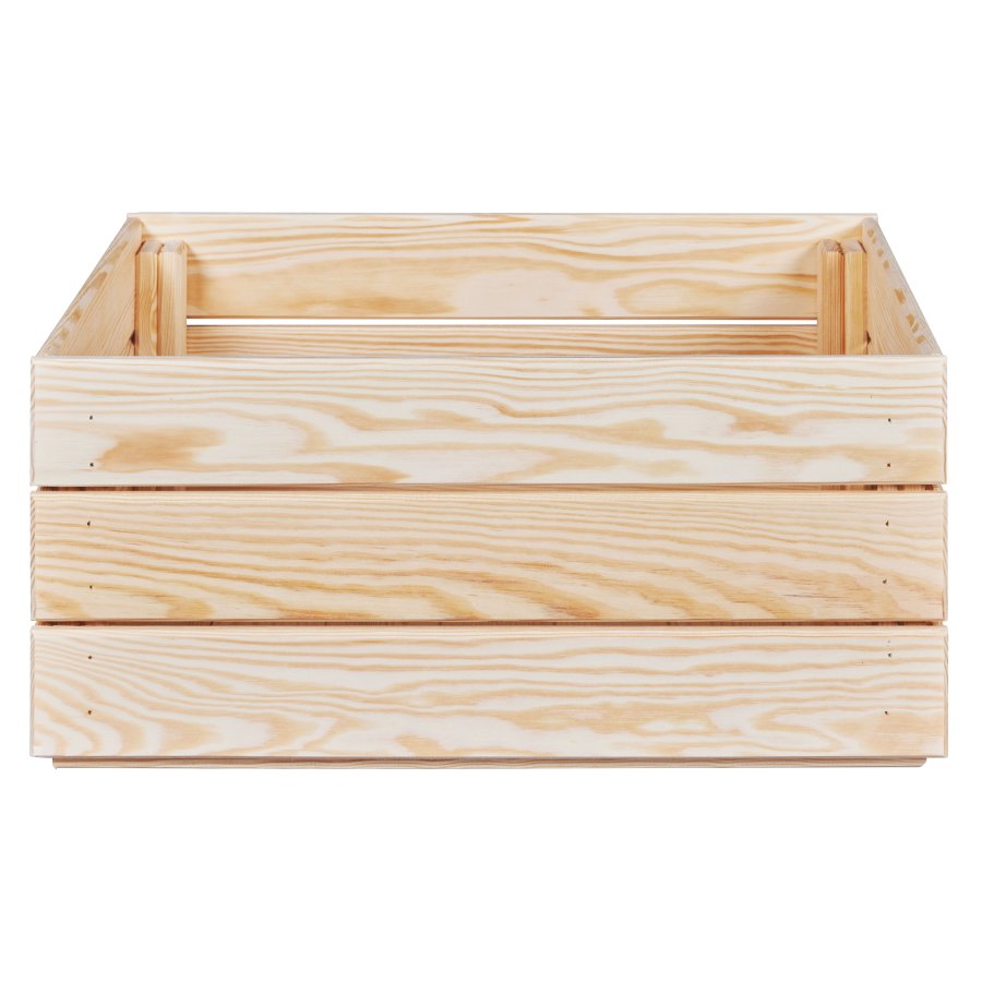 NORDIC LIVING COLLECTION Stapelbar l�da av massivt tr&auml;