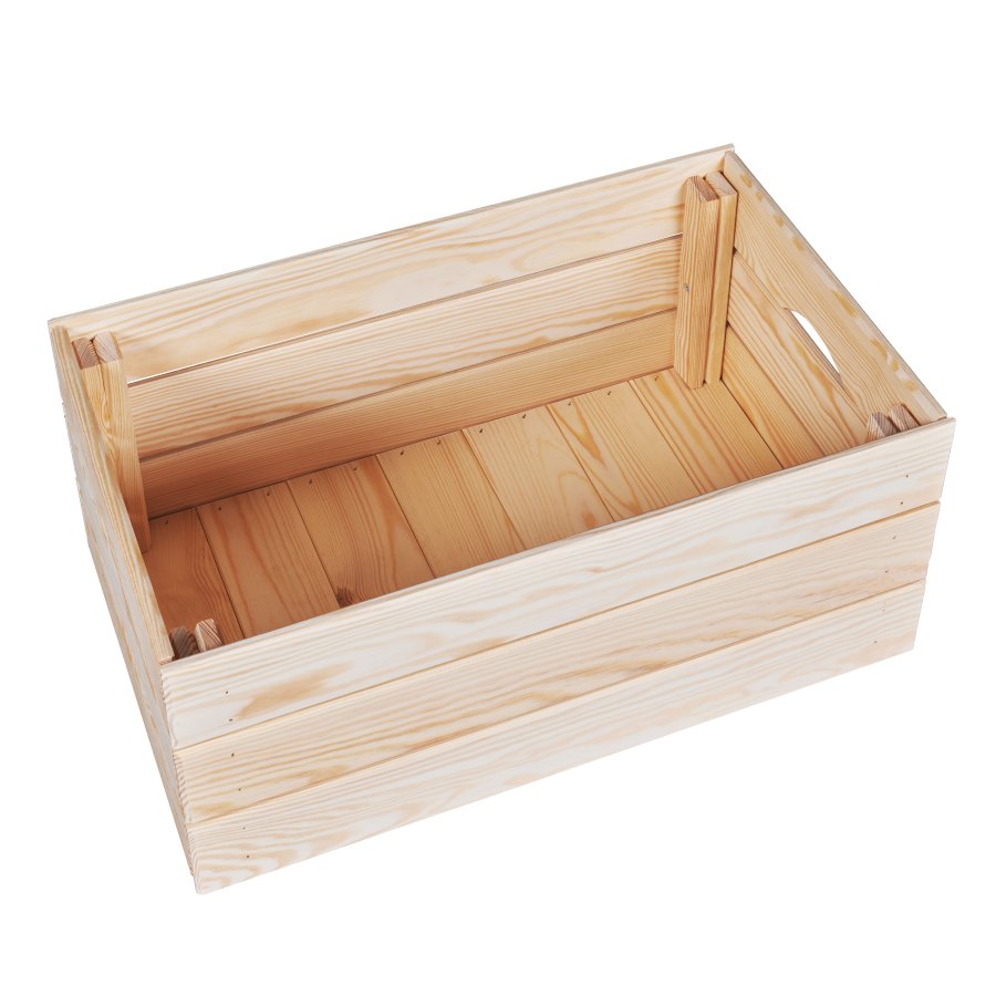 NORDIC LIVING COLLECTION Stapelbar l�da av massivt tr&auml;