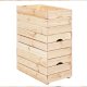 NORDIC LIVING COLLECTION Stapelbar l�da av massivt tr&auml;