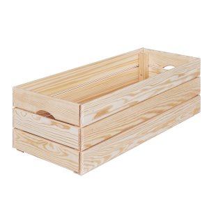 NORDIC LIVING COLLECTION Stapelbar l�da av massivt tr&auml;