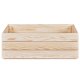 NORDIC LIVING COLLECTION Stapelbar l�da av massivt tr&auml;