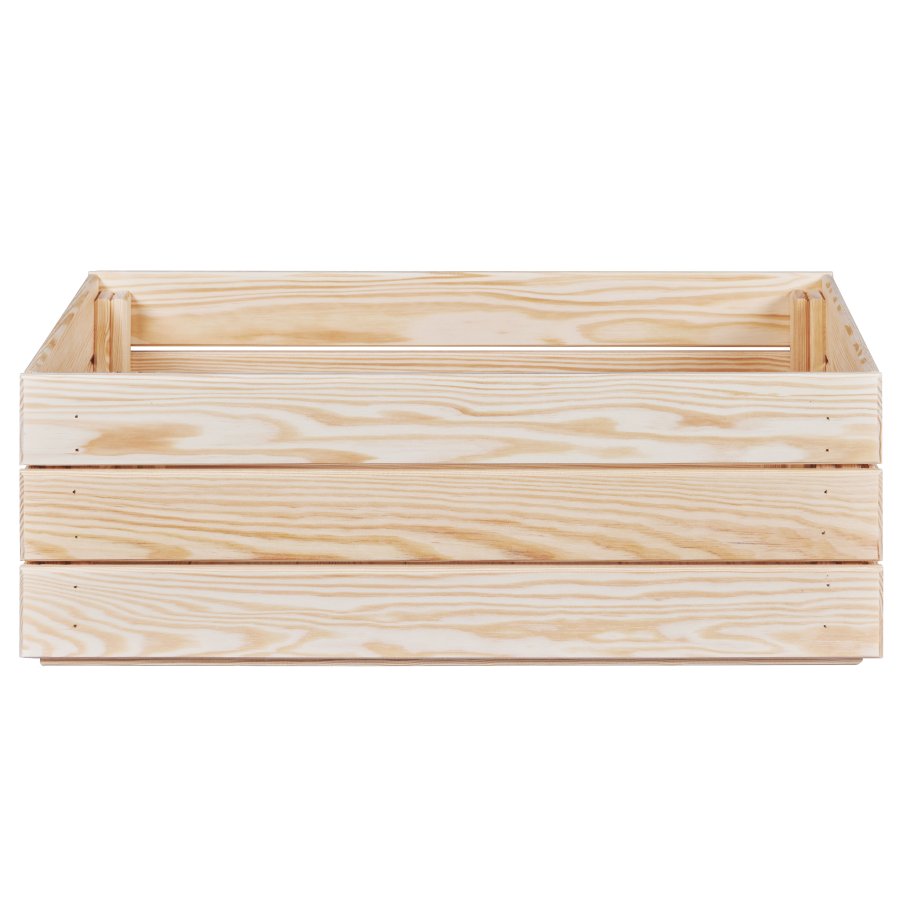 NORDIC LIVING COLLECTION Stapelbar l�da av massivt tr&auml;