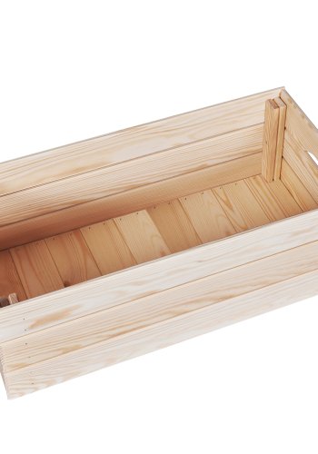 NORDIC LIVING COLLECTION Stapelbar l�da av massivt tr&auml;