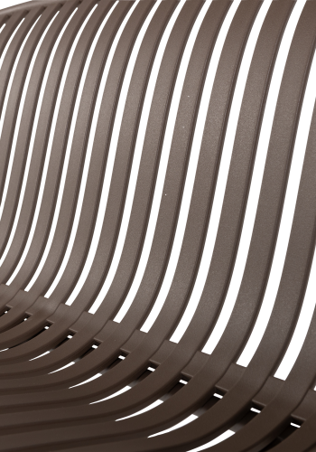 WOOOD Bruce hagebenk 2-seter PP/metall lilla/brun