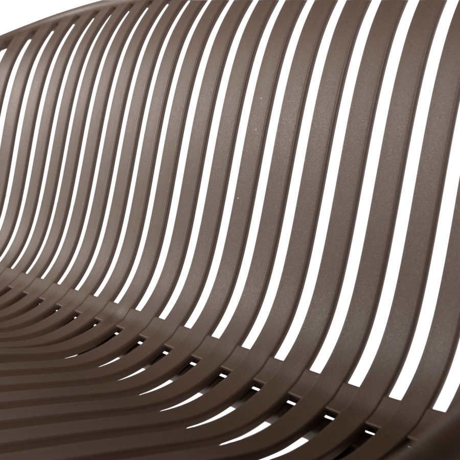 WOOOD Bruce hagebenk 2-seter PP/metall lilla/brun