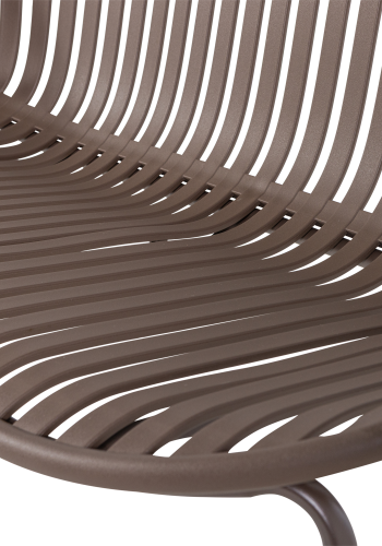 WOOOD Bruce hagebenk 2-seter PP/metall lilla/brun