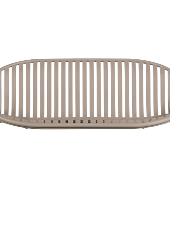 WOOOD Bruce hagebenk med 2 seter, pp/metall, sand