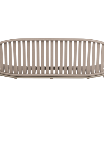 WOOOD Bruce hagebenk med 2 seter, pp/metall, sand