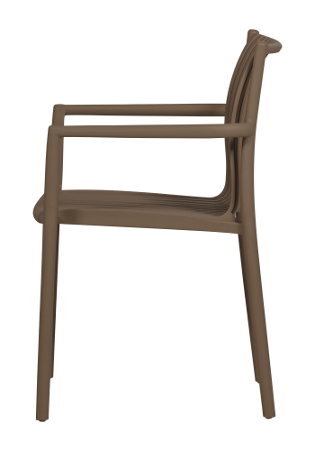 vtwonen Easy Going hagestol plast mellombrun