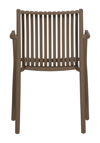 vtwonen Easy Going hagestol plast mellombrun