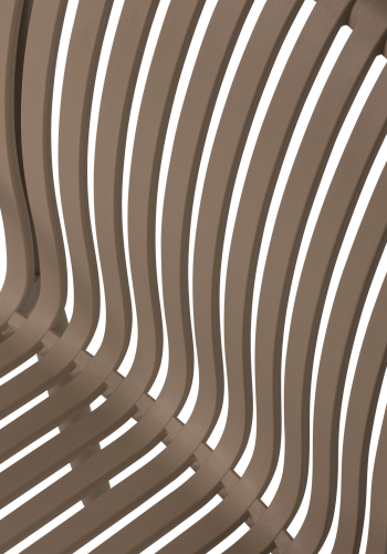 vtwonen Easy Going hagestol plast mellombrun