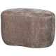 WOOOD POPULR KOLOGISK POUF TAUPE