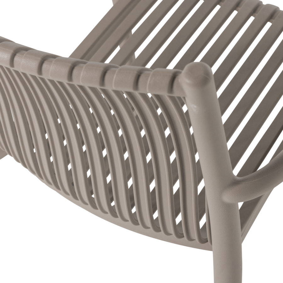 vtwonen Easy Going hagestol plast sand