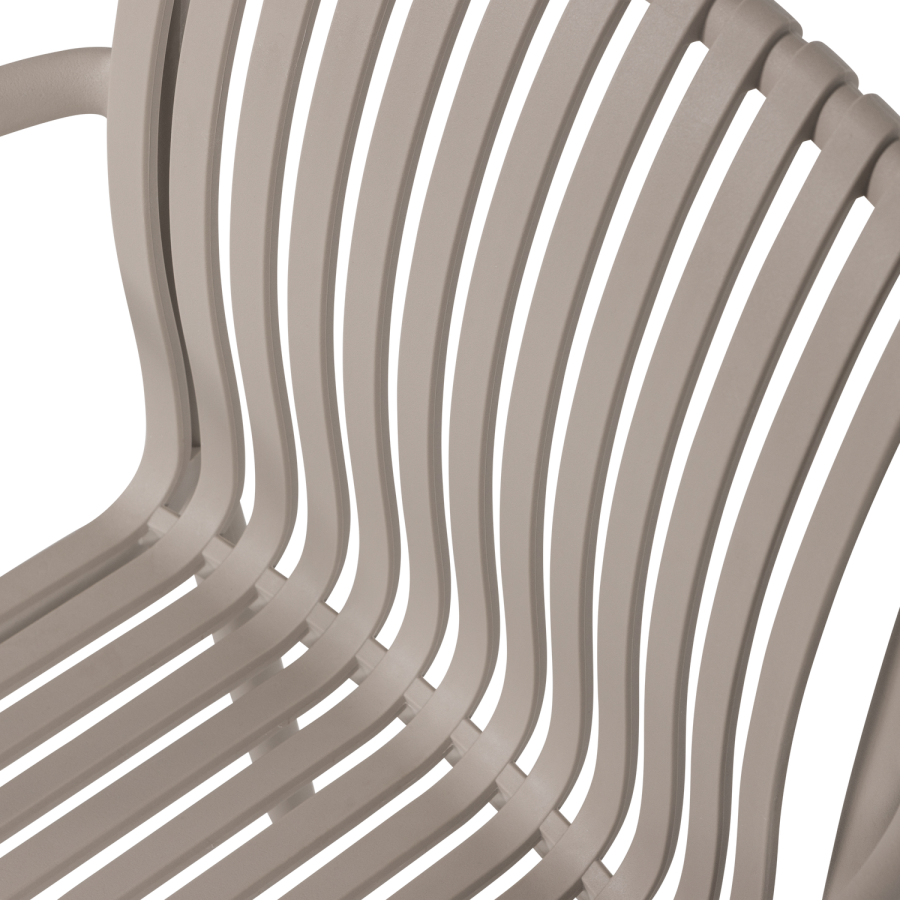 vtwonen Easy Going hagestol plast sand