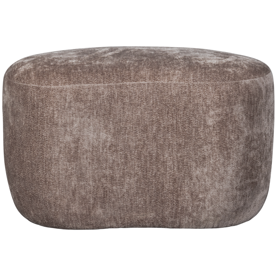 WOOOD POPULR KOLOGISK POUF TAUPE