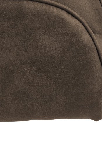 ACT NORDIC Brenda spisebordsstol, m. armln og drejefunktion - lysebrun polyester og sort metal