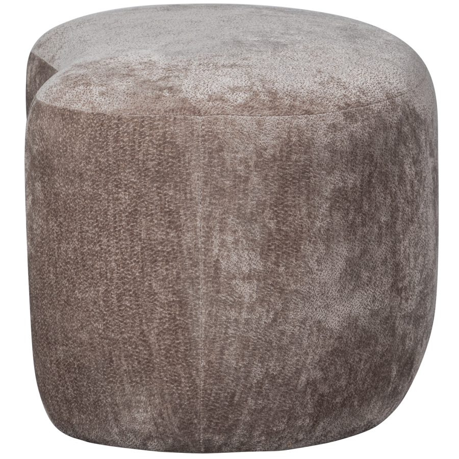 WOOOD POPULR KOLOGISK POUF TAUPE